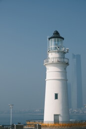 青岛白色灯塔