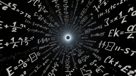 数学公式漩涡科技场景