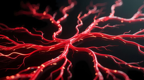 红色神经元立体动态
