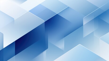 蓝色几何抽象空间艺术