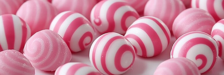 糖果粉白色陈列展示场景