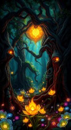 神秘森林之光