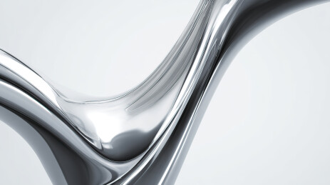 白色背景上的玻璃特写镜头