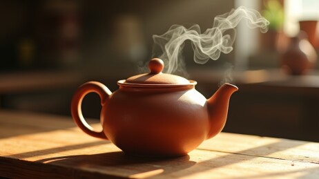 紫砂壶的茶香氤氲