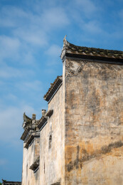 江西婺源弦高古城古建筑