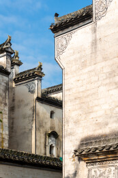 江西婺源弦高古城古建筑