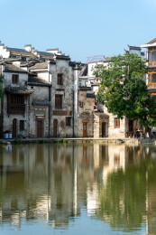 江西婺源弦高古城古建筑