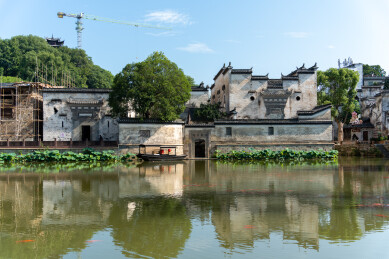 江西婺源弦高古城古建筑