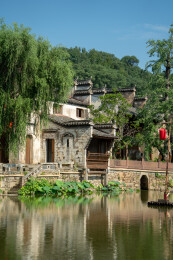 江西婺源弦高古城古建筑