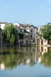 江西婺源弦高古城古建筑