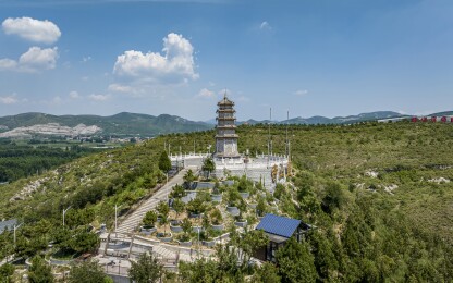 河北省廊坊市三河市灵山寺塔航拍