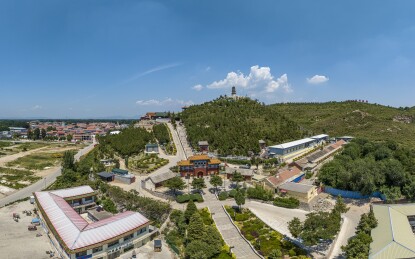 河北省廊坊市三河市灵山寺塔航拍