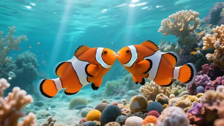 海洋里的小丑鱼