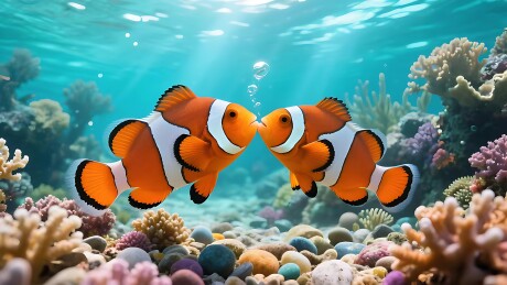 海洋里的小丑鱼