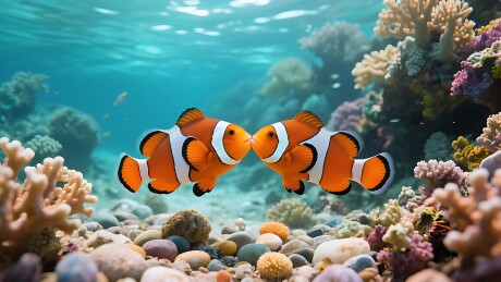 海洋里的小丑鱼