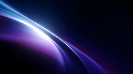 深蓝色调梦幻光线流动背景