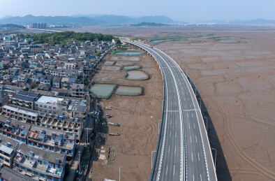 浙江宁波宁海西店湾特大桥，高速公路