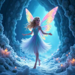 光门前粉衣仙子的画面