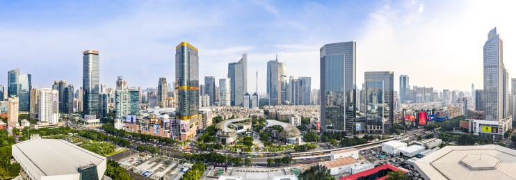 中国广东省广州市天河区CBD中轴线