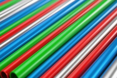 金属管多彩产品展示背景