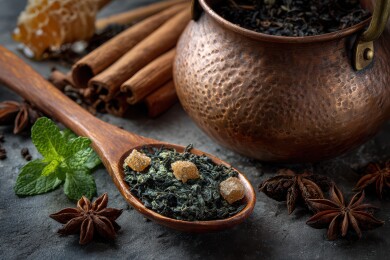 茶香四溢的调味与香料组合