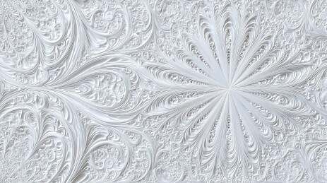 精致白色装饰性花纹图案