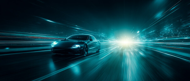 科技感汽车新能源汽车概念