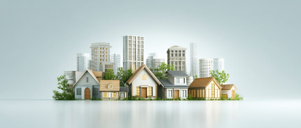 建筑金融投资场景图