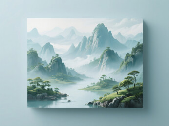 唯美山水画面