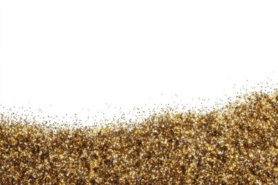 金粉铺展的璀璨视觉效果