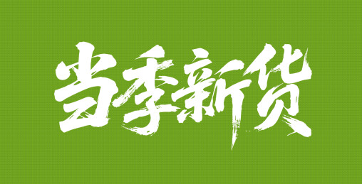 当季新货矢量书法手写毛笔字