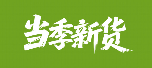 当季新货矢量书法手写毛笔字