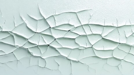 瓷砖表面漆面开裂呈现龟裂纹理