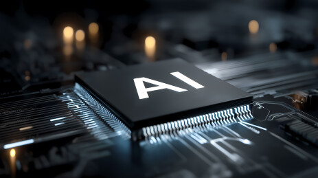 人工智能芯片背景图