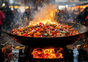 一口锅装满美食