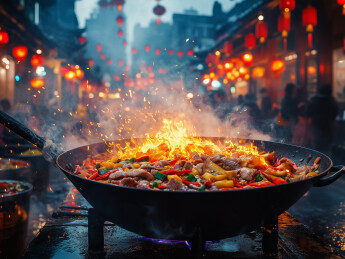 一口锅装满美食