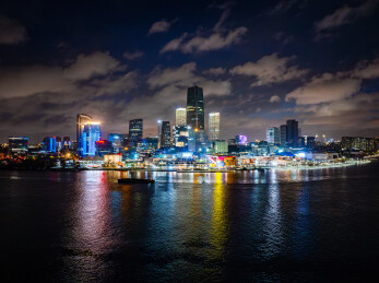 上海徐汇滨江西岸艺术中心CBD航拍