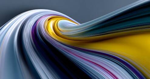 抽象色彩流动艺术