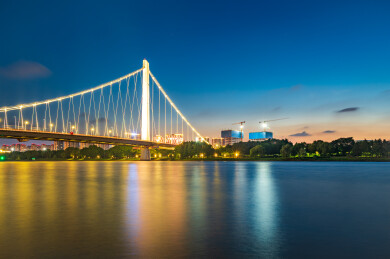 南京夹江大桥夜景