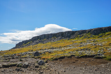 冰岛自然风光，苔原地貌