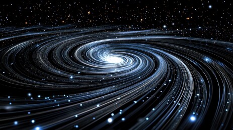 宇宙中的旋涡星系