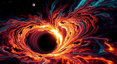 黑洞吞噬星辰