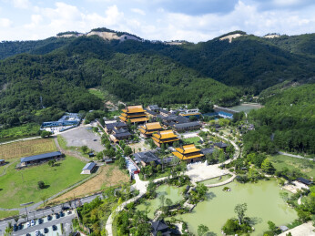 义乌佛堂双林寺航拍