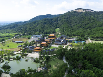 义乌佛堂双林寺航拍