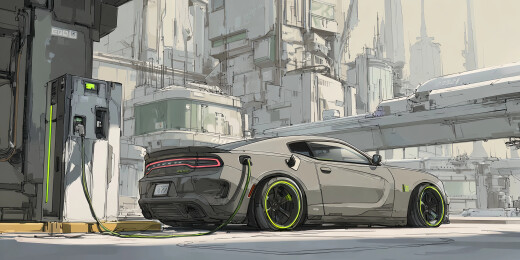 都市里的纯电静泊