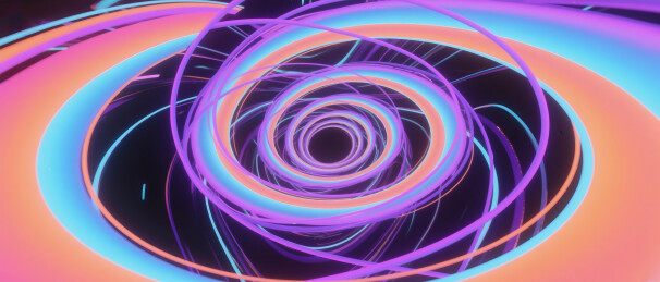 奇幻螺旋空间科技背景素材