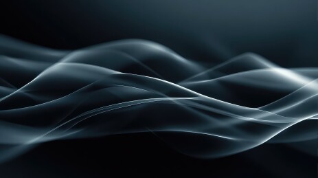 深色背景下抽象的烟雾飘逸流动