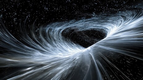 宇宙虫洞现象图