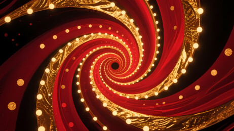 红金螺旋白点梦幻