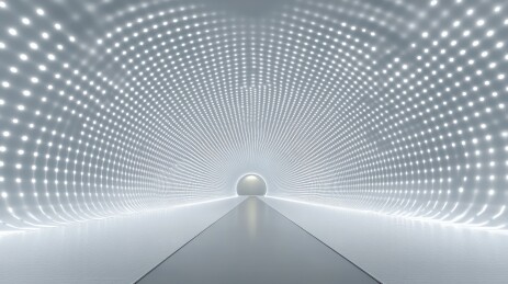 未来主义LED隧道设计